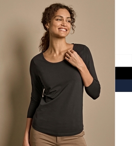 5er Pack Ladies 3/4 Sleeve Stretch Tee