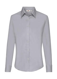 Fruit of the Loom Damen langarm Business Hemd XS-3XL Oxford Bluse LA NEU