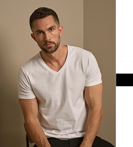 5er Pack Mens Stretch V-Tee