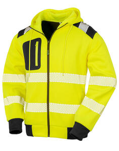 Result Genuine Recycled Sicherheitsjacke Robust Zipped Safety Hoody R503X EN ISO