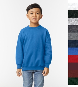 Gildan dickes Kinder Sweatshirt Pullover XS-XL Blend Crew Neck 18000B NEU
