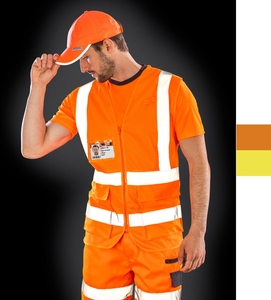 Result Safe-Guard Executive Cool Mesh Safety Vest R479X Herren Weste Sicherheit Arbeitskleidung