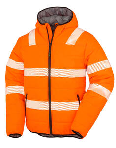 Result Genuine Recycled Ripstop Padded Safety Sicherheitsjacke Reflektor R500X