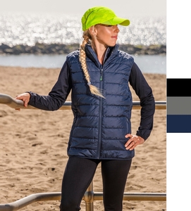 Result Core: �bergang Stepp Weste YKK Full Zip Promo Padded Bodywarmer R244X NEU