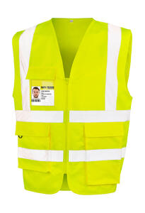 Result Safe-Guard: Herren Sicherheitsweste Heavy Duty Polycotton SecurityR447X