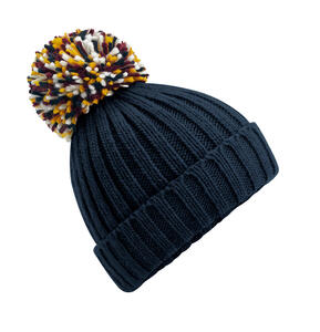 Beechfield: Damen Hygge Beanie Quaste Fellimitation warm Winter Soft Spun B390