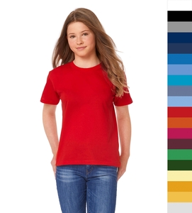 B&C: Kinder Jungen Mädchen Basic T-Shirt dünn Baumwolle Exact 150 Kids TK300 NEU