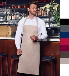 Karlowsky Unisex Latzsch�rze mit Druckkn�pfen waschbar bis 95 -C LS 14 NEU