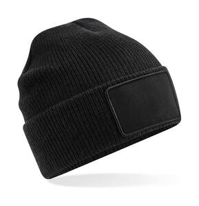 Beechfield: BEANIE Removable Patch Thinsulate bedruckbar Soft Touch Klett B540