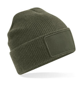Beechfield: BEANIE Removable Patch Thinsulate bedruckbar Soft Touch Klett B540