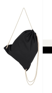 3er Pack Organic Cotton Drawstring Backpack