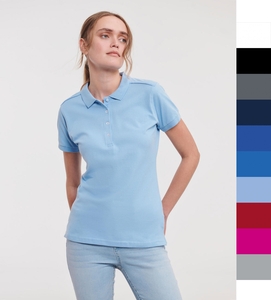 3er Pack Ladies Fitted Stretch Polo