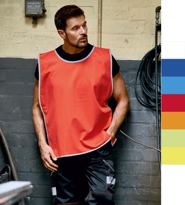 10er Pack Fluo Reflective Border Tabard