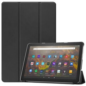 Tableth�lle f�r Amazon Fire HD 10 (2021) Schutztasche Wallet Cover 360 Case Etuis Schwarz