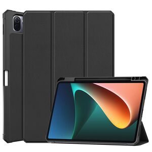 Tablethülle für Xiaomi Mi Pad 5 Schutztasche Wallet Cover 360 Case Etuis Schwarz