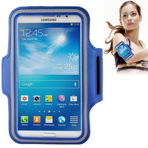 Tasche Armband f�r Samsung Galaxy Mega 6.3 i9200 Blau