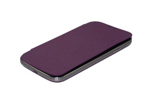 Tasche quer (Flipcover) fr Handy Samsung I9500 Galaxy S4 lila