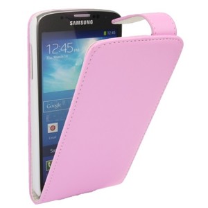 Schutzh�lle Flip Tasche f�r Handy Samsung Galaxy S4 Active GT-I9295 Rosa