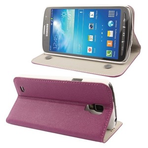 Schutzh�lle Case (Flip Quer) f�r Handy Samsung Galaxy S4 Active GT-I9295 Violet