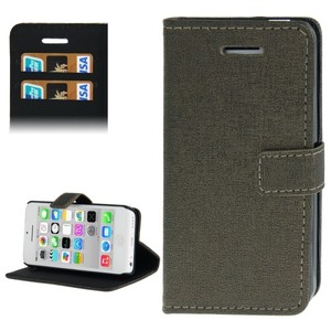 Handyh�lle (Flip Quer) f�r Handy Apple iPhone 5C Bronze