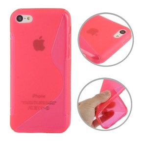 Handyh�lle TPU Case f�r Handy Apple iPhone 5C Pink