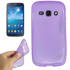 Schutzhlle TPU Case fr Handy Samsung Galaxy Ace 3 S7272 lila