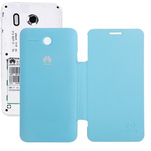Handyh�lle Flip Quer f�r Handy Huawei Ascend Y320 hellblau