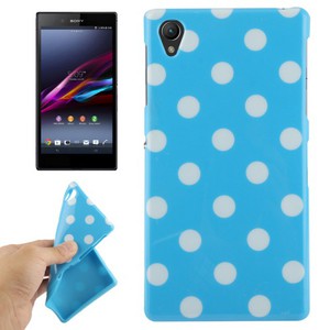 Schutzh�lle f�r Handy Sony Xperia Z1 hellblau/wei�