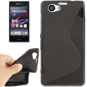 Handyh�lle TPU Case f�r Sony Xperia Z1S / Z1 mini schwarz