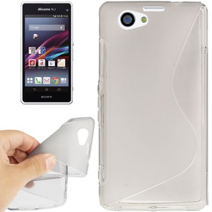 Handyhlle TPU Case fr Sony Xperia Z1S / Z1 mini grau