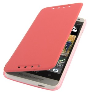 Schutzh�lle (Flip Quer) f�r Handy HTC One mini M4 pink