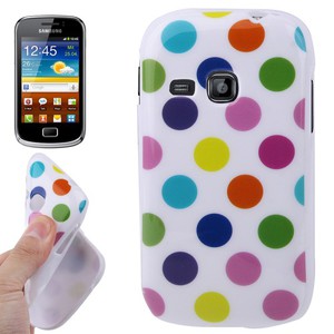 Schutzh�lle f�r Handy Samsung Galaxy mini 2 S6500 wei�/bunt