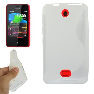 Handyh�lle Schutz TPU f�r Handy Nokia Asha 501 transparent