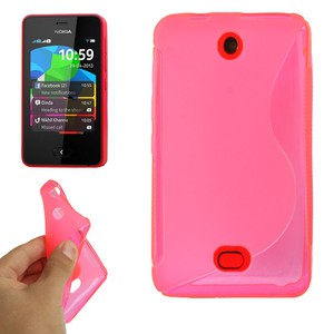 Handyh�lle Schutz TPU f�r Handy Nokia Asha 501 pink