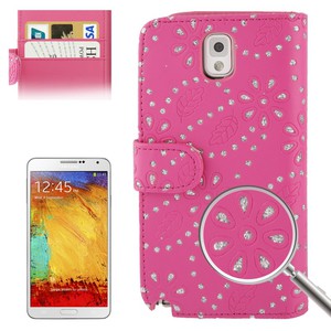 Handyhlle Handyhlle Quer fr Handy Samsung Galaxy Note3 N9000 pink