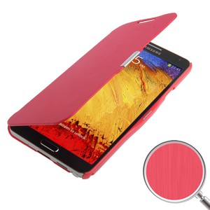 Handyh�lle Tasche f�r Samsung Galaxy Note 3 N9000 rot geb�rstet