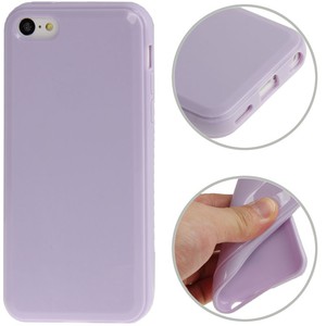 Schutzh�lle TPU f�r Handy Apple iPhone 5C Lila (hell)