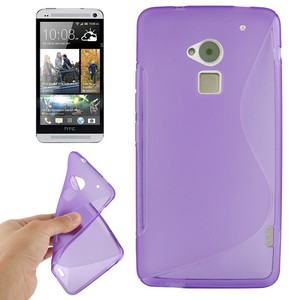 Handyhlle TPU-Schutzhlle fr HTC One Max / T6 lila