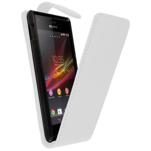 Case Fit f�r Handy Sony Xperia M wei�