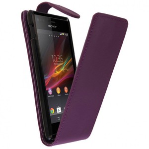 Case Fit f�r Handy Sony Xperia M lila