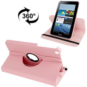 Schutzhlle Handytasche (Flip Quer) fr Samsung Galaxy Tab 3 8.0 T3110 T3100 rosa