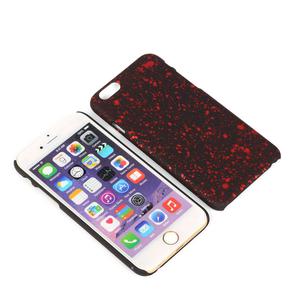 Handy H�lle Schutz Case Bumper Schale f�r Apple iPhone 6 3D Sterne Rot