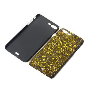 Handy H�lle Schutz Case Bumper Schale f�r Apple iPhone 7 Plus 3D Sterne Gelb