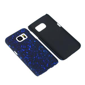 Handy H�lle Schutz Case Bumper Schale f�r Samsung Galaxy S7 3D Sterne Blau