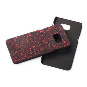 Handy H�lle Schutz Case Bumper Schale f�r Samsung Galaxy S6 Edge Plus 3D Sterne Rot