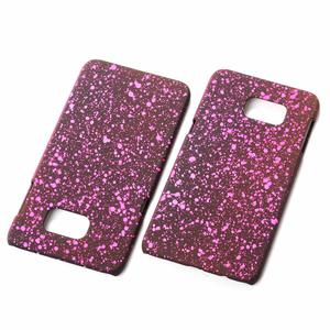 Handy H�lle Schutz Case Bumper Schale f�r Samsung Galaxy S6 Edge Plus 3D Sterne Pink