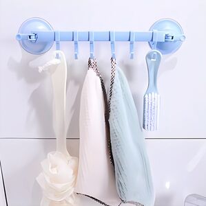 Handtuchhalter ohne Bohren Saugnapf Kunststoff Handtuch Stange Badetuchhalter