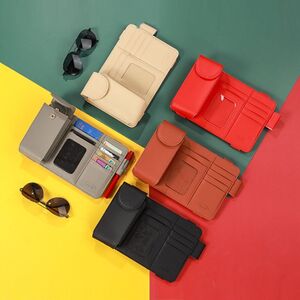 Auto Sonnenblende Organizer Tasche Brille Kfz Sonnenblendentasche Aufbewahrung