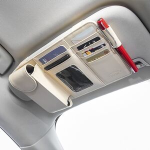 Auto Sonnenblende Organizer Tasche Brille Kfz Sonnenblendentasche Aufbewahrung