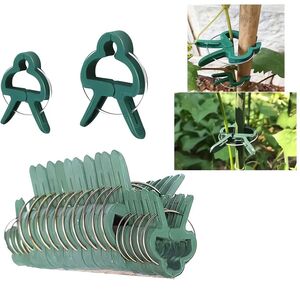 20- 100 Pflanzenclips Pflanzenklammern Rankhilfe Pflanzen Tomaten Clips S - XL